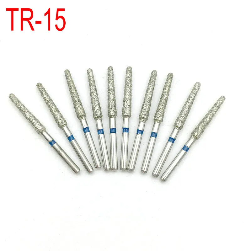 100 шт. стоматологические FG боры алмазные серии TR сверла 1 6 мм для