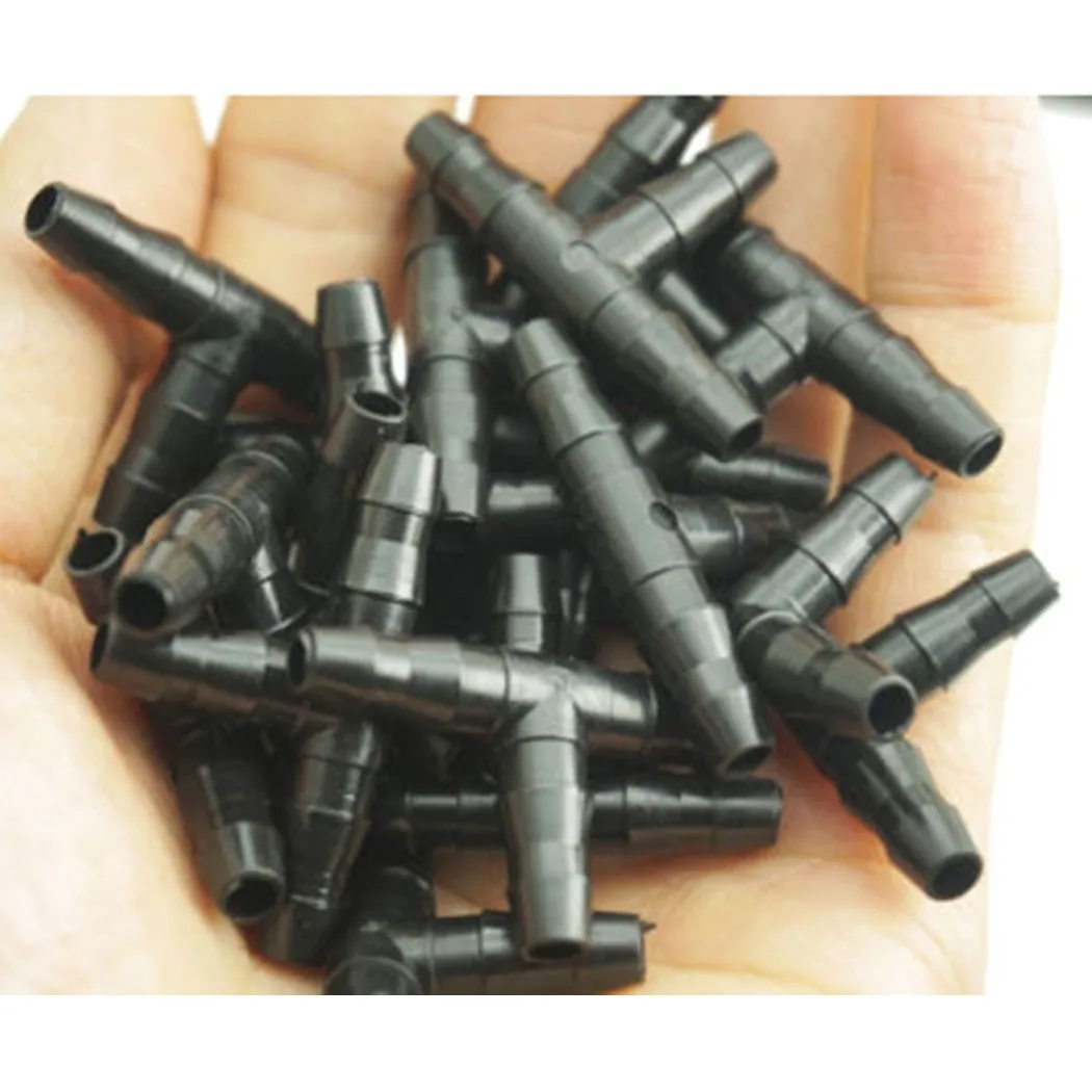 

100Pcs Dripper Adjustable Atomization Black Connection Drip Drippers Fittings