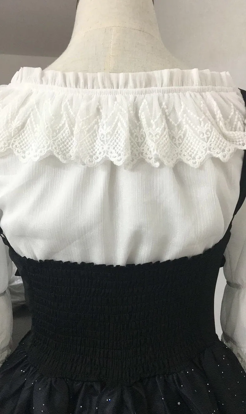 Женское Повседневное платье средней длины на бретельках черное с градиентом