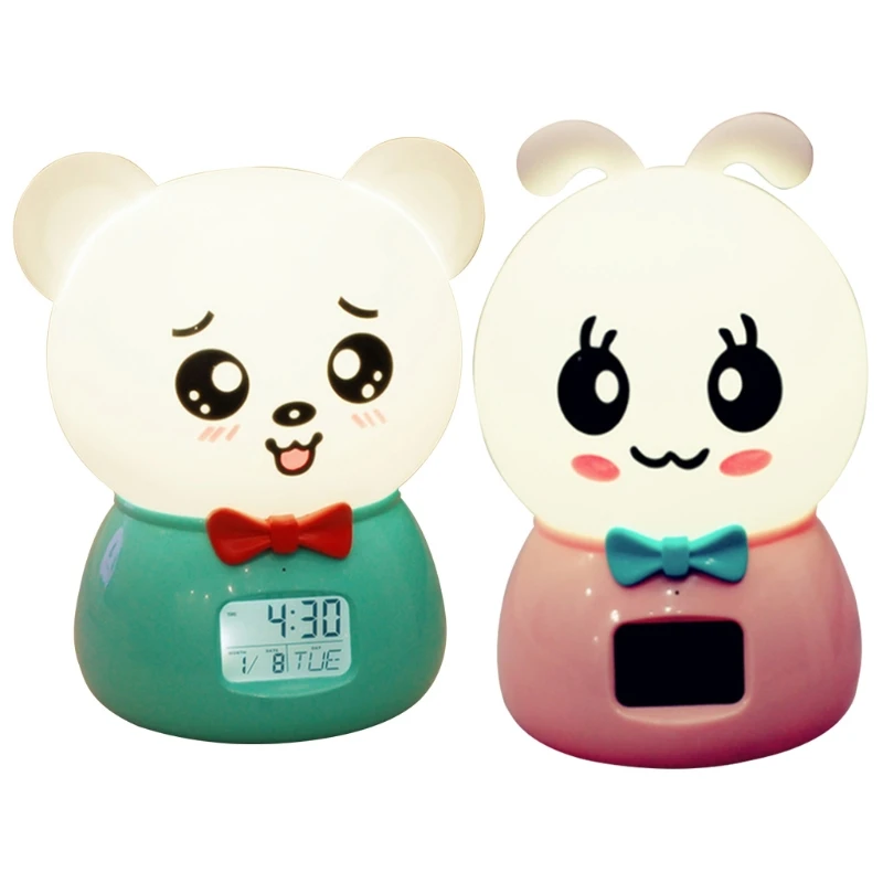 Bluetooth Speakers Portable Mini Player Cute Pet Small Animal Alarm Clock Pat Light Rechargeable Battery Players | Электроника
