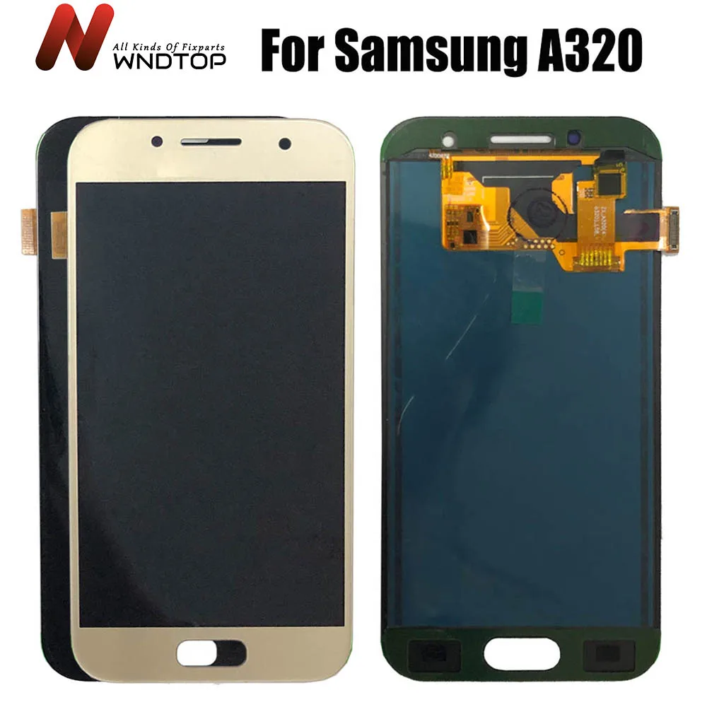 

A320 Display For Samsung Galaxy A3 2017 Lcd Display Touch Screen Digitizer Assembly A320F Lcd Free Shipping+Tools