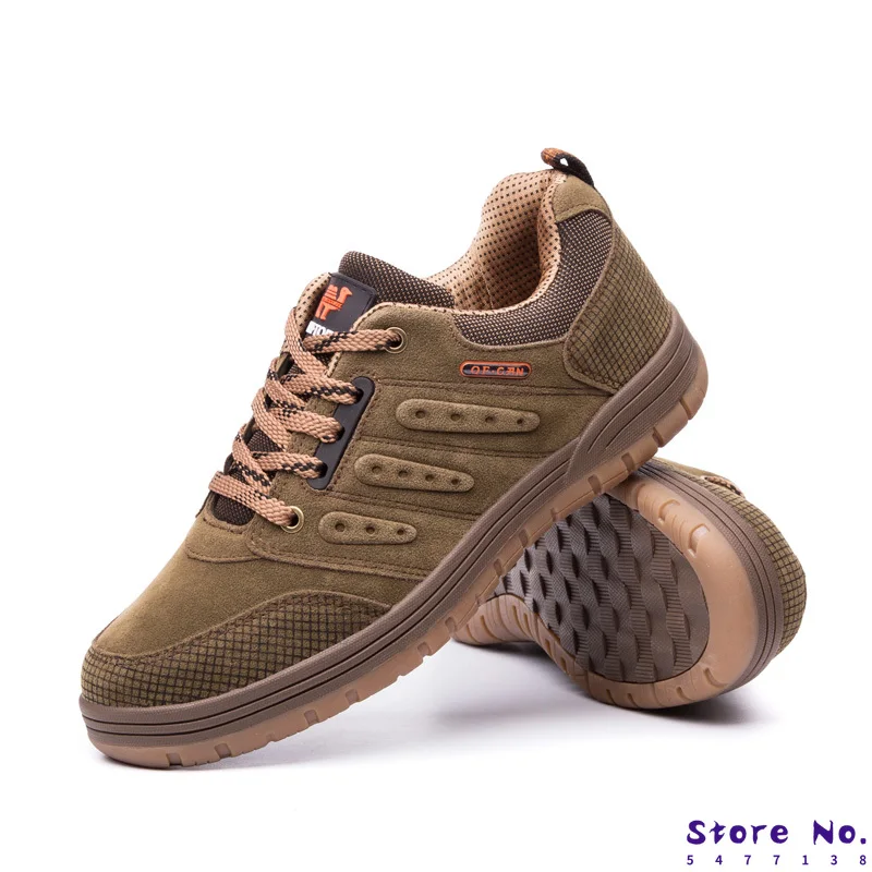 

Мужские Нескользящие кроссовки, повседневная обувь из ковбойской замши, на шнуровке, в стиле ретро, для отдыха, осень