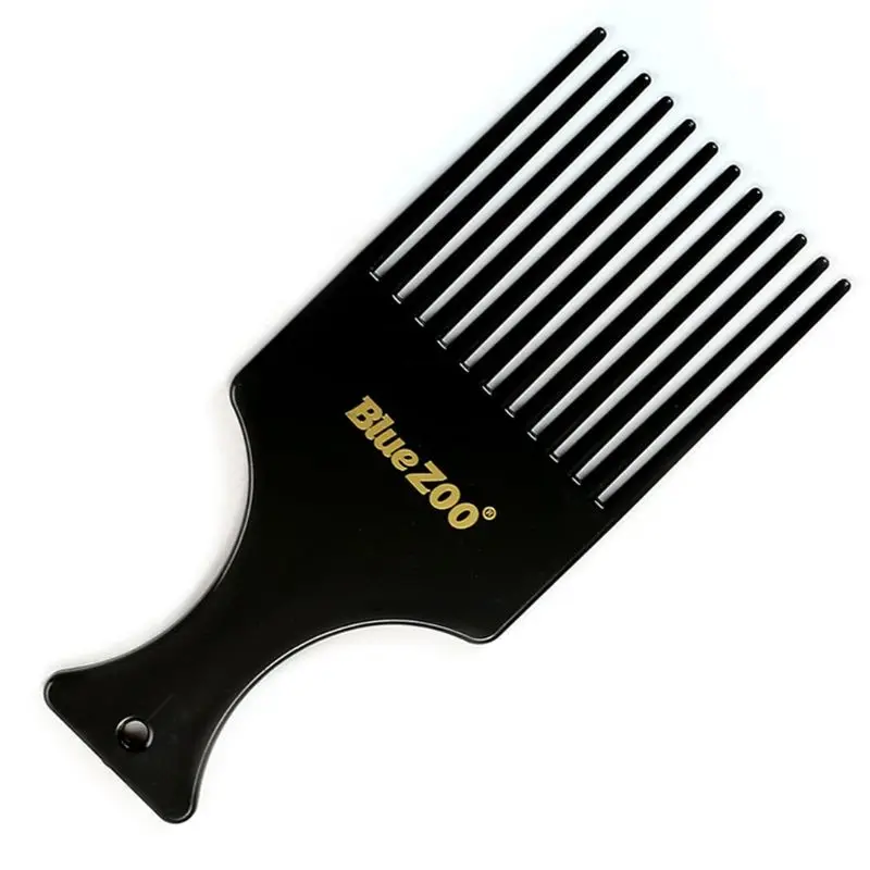 Мужская винтажная расческа для волос с широким зубом вьющихся Ретро стиль масло