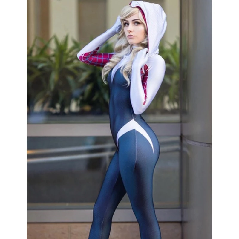 Костюм Гвен Человека-паука для детей и взрослых женщин костюм гвендолина