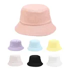 Панама унисекс, хлопковая, однотонная, складная, защищающая от солнца