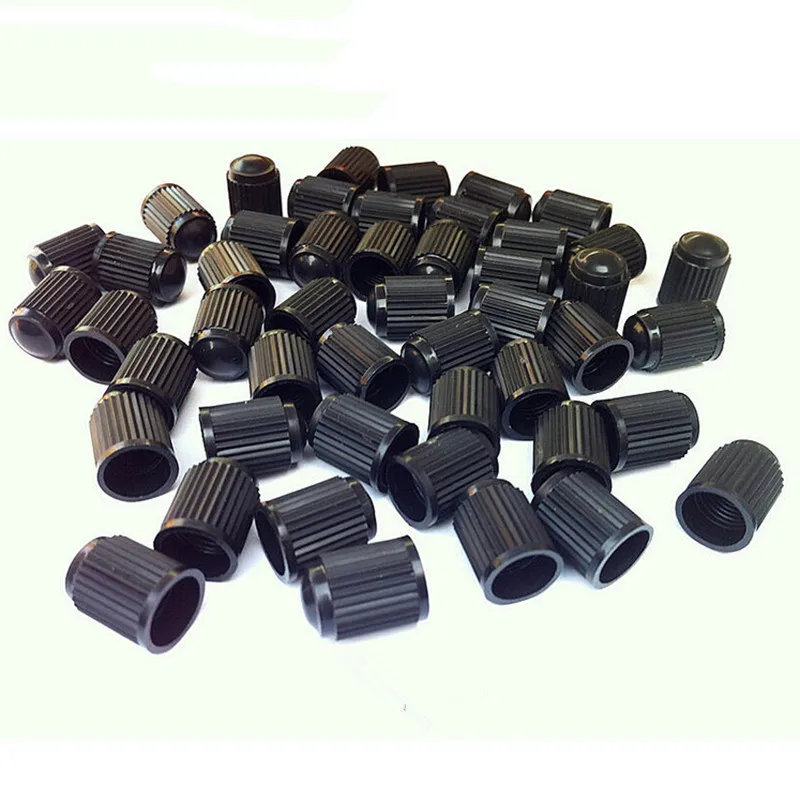 

4Pcs/lot Black Plastic Bike Bicycle Valve Dust Caps Car Van Motorbike Tyre Tubes