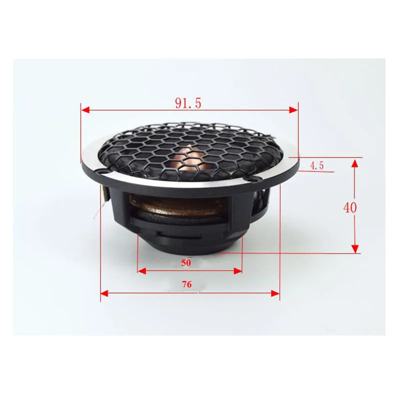 1 шт. 3 дюйма Hi Fi Среднечастотный динамик 4ohm 30 Вт DSP трехчастотная конвертирование