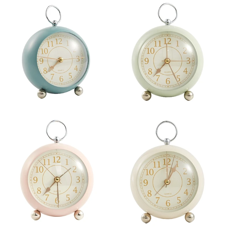 

Small Alarm Clock Creative Simple Luminous Pointer Clocks Electronic Clock for students Kids Home Bedroom Dormitory Use