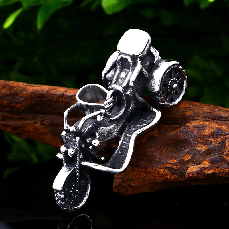 Цепочка с подвеской в готическом стиле для мужчин ожерелье из титановой