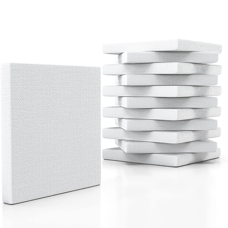 12 шт. белые пустые художественные доски мини растягивающаяся художественная