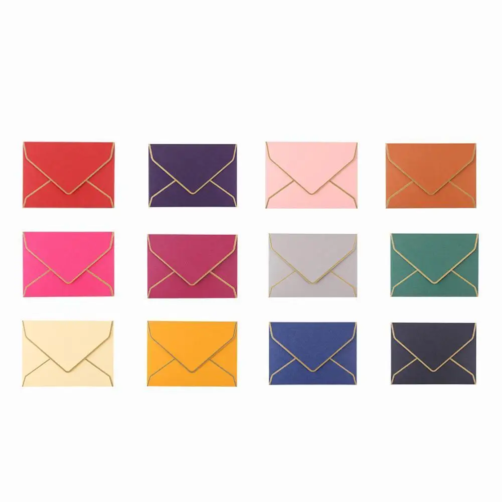 1 шт винтажный Ретро цветной бумажный пустой конверт для приглашения на свадьбу