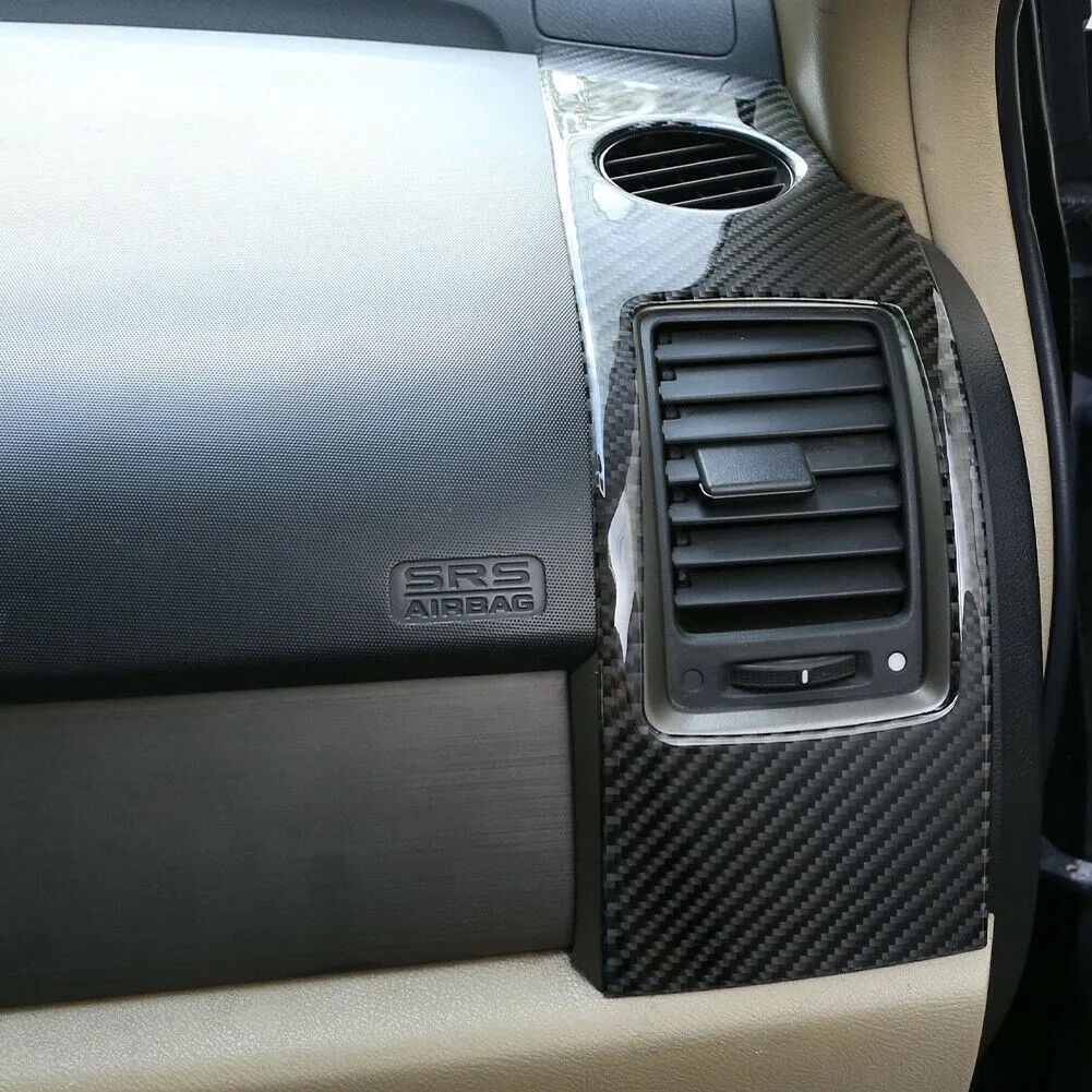 

2Pcs/Set Car Frame Decoration Accessories Carbon Fiber Easy Installtion