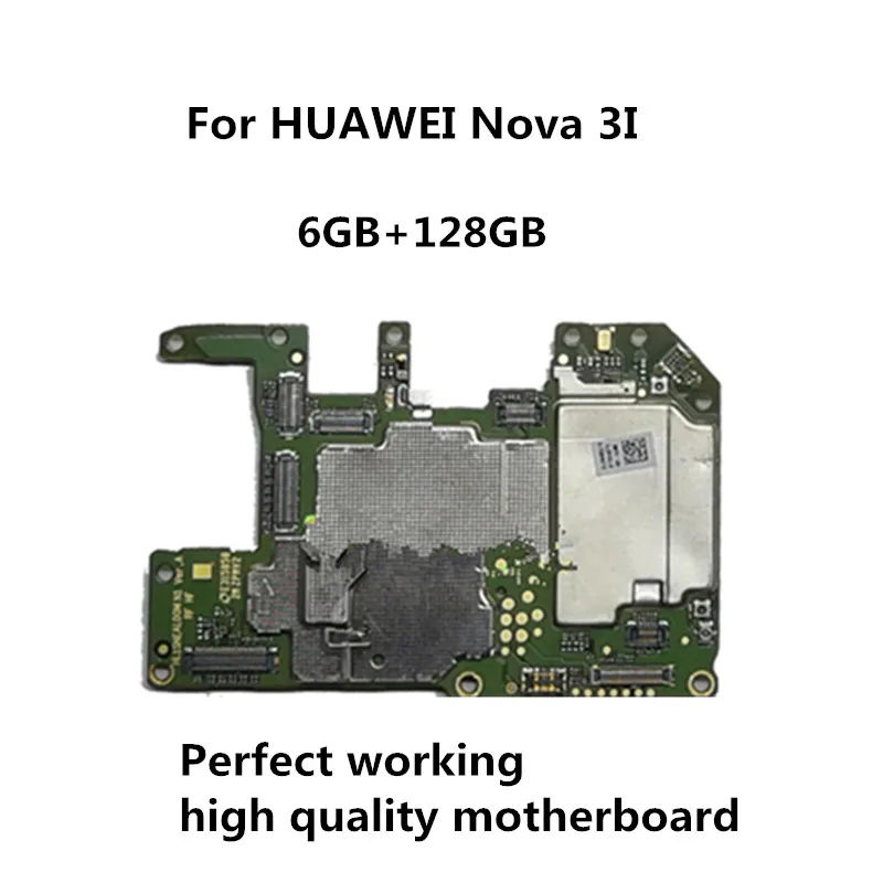6 ГБ+ 128 ГБ ИСПОЛЬЗУЕТСЯ ДЛЯ HUAWEI Nova 3I разблокированная оригинальная материнская плата Android OS логическая плата с полными чипами