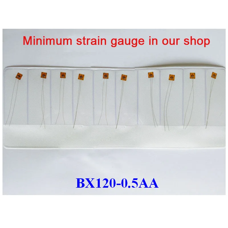 

10PCS Foil Resistance Strain Gauges/strain Gauges/normal Temperature Strain Gauges BX120-0.5AA
