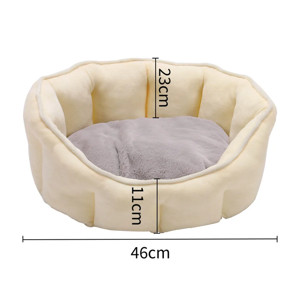 

Newly Pet Bed for Small Medium Dog and Cat Improve Sleeping Comfortable Plush Durable Non-slip Pet Sleeping Bag Cushion