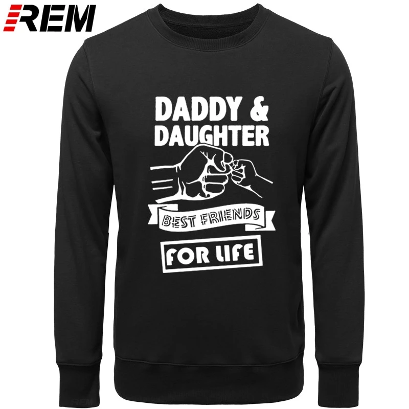 Папа и дочь лучшие друзья для жизни день отца подарок печать хлопок o-образным