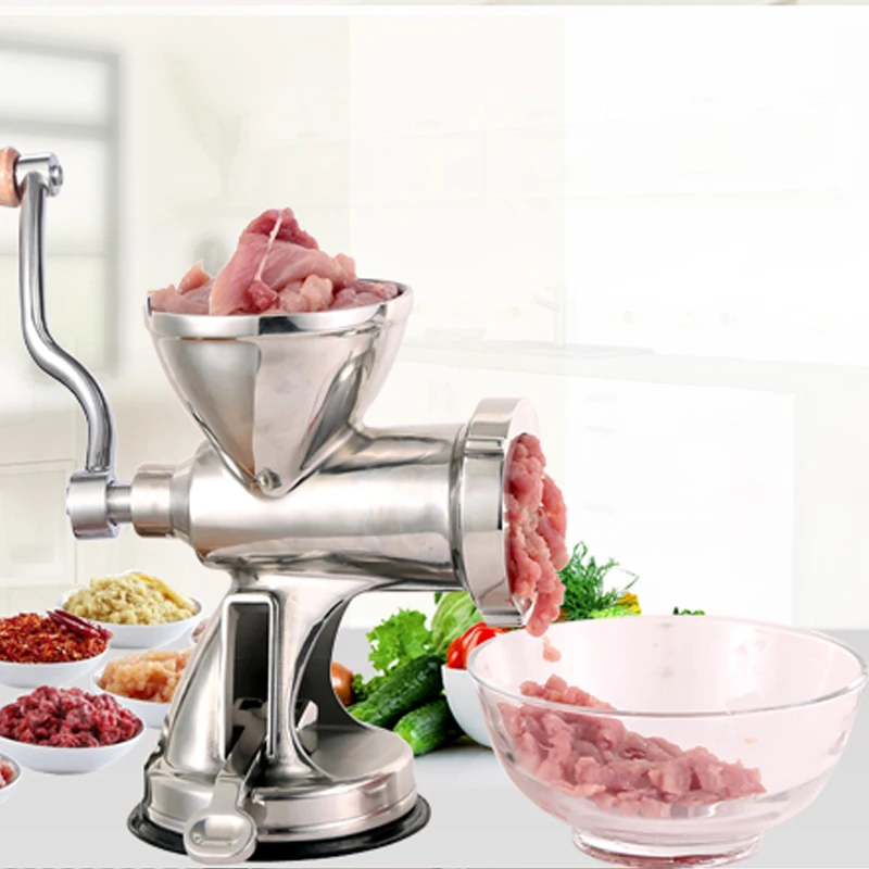

Meat Grinder Home Minced Meat Twisted Stuffing Food Processor Sausage Filling Machine Stainless Steel Kitchen Appliances