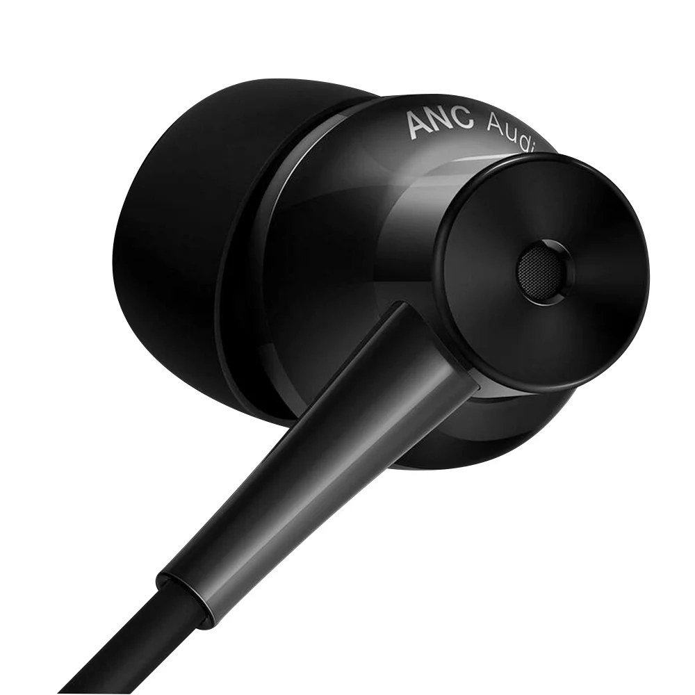 Оригинальные наушники Xiaomi ANC type-C с шумоподавлением, проводное управление с микрофоном для смартфона Xiaomi Max 2 Mi6 Hybrid HD