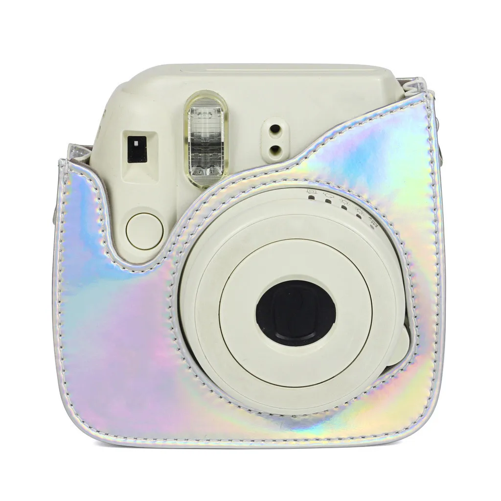 Цветной защитный чехол, наплечный ремень для Fuji Fujifilm Instax camera Instant Mini 9 8 8+ аксессуары DE4