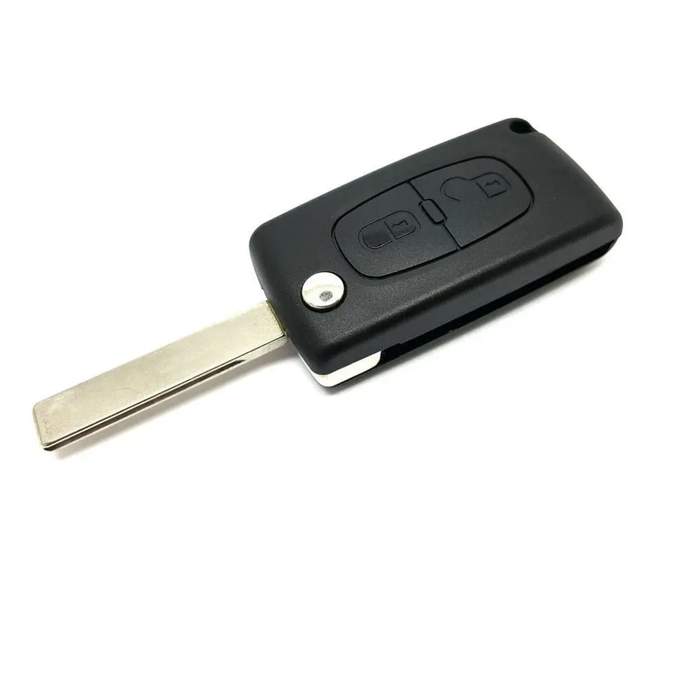 

2-кнопочный Складной Корпус защитный чехол для автомобильного ключа для 207 307 407 308 аксессуары для модификации автомобиля