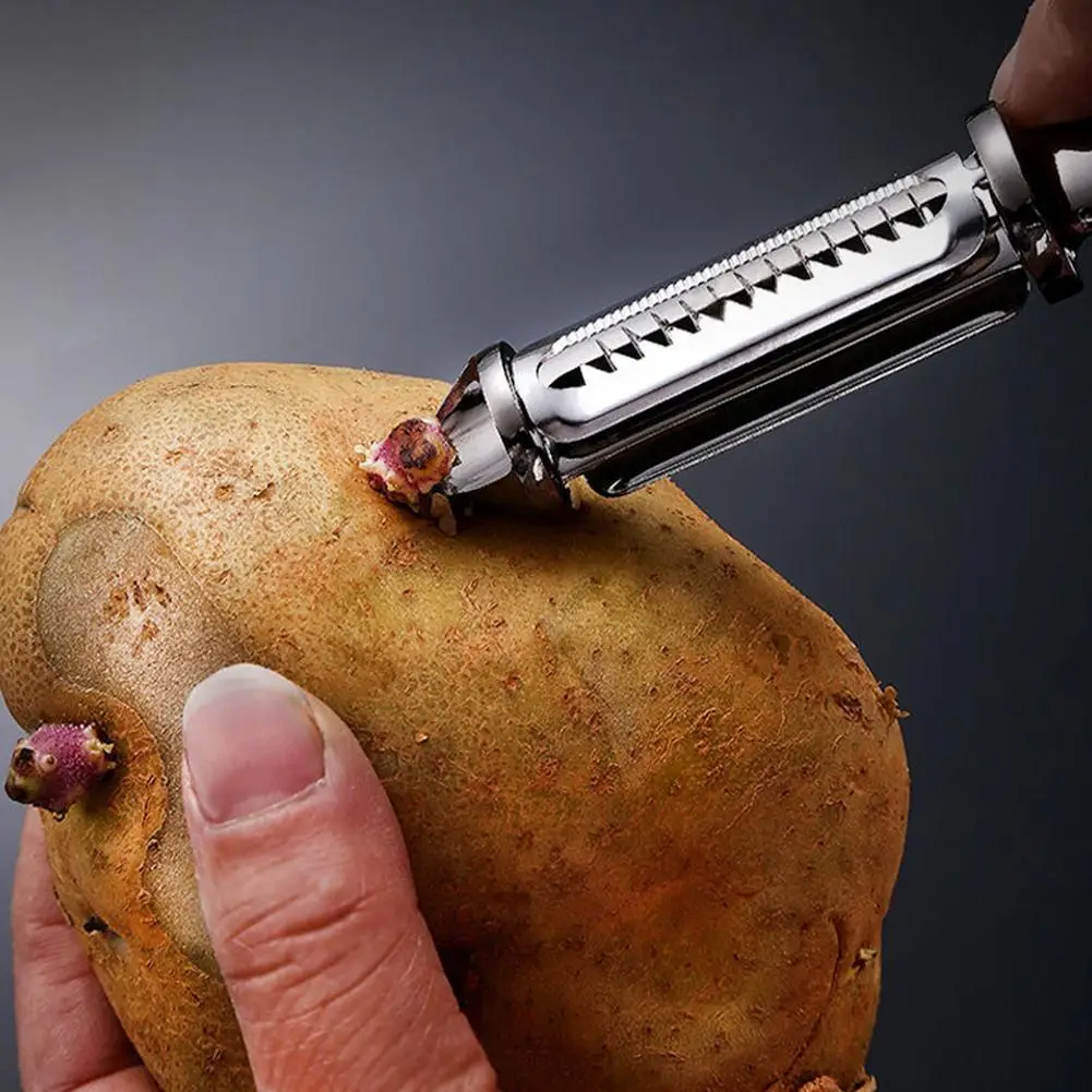 Нож для чистки овощей и фруктов 5 в 1 из нержавеющей стали |