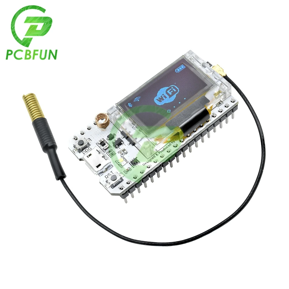 Макетная плата LoRa ESP32 3 В 7 в SX1278 0 96 OLED Wi Fi Bluetooth Knot 430 470 МГц 802 11 b/g приемопередатчик