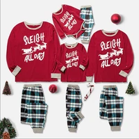 2020 talloly explosive european and american christmas pajamas home wear family wear