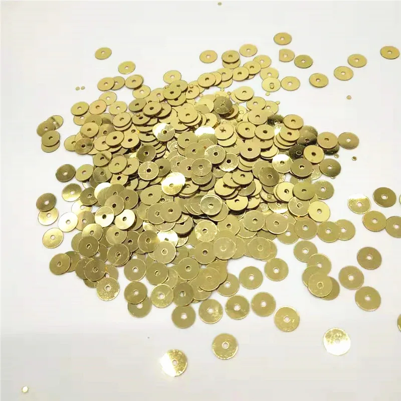 60 г/лот 6 мм плоские круглые Блестки для рукоделия DIY аксессуары из ПВХ