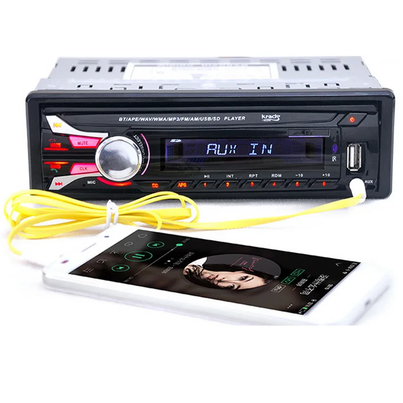 Авторадио автомобильное радио bluetooth MP3 Bluetooth Стерео FM радио MP3 аудио плеер 12 в зарядное устройство USB/SD радио Кассетный плеер FM