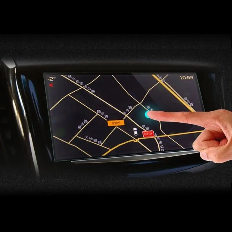 Новинка 2018 автомобильный экран GPS навигации HD стеклянная Защитная пленка для Hyundai