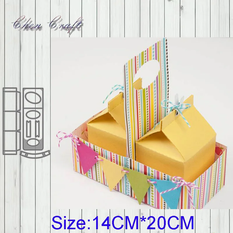 Красивая большая коробка металлические режущие штампы для DIY скрапбукинга фотоальбом тиснение бумажные карты ремесленные вырезы