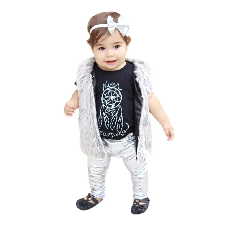 Дети девочки кожаный бронзового цвета штаны облегающие эластичные Леггинсы Спортивная Детская одежда для девочек и мальчиков Повседневное однотонные черные утепленные штаны