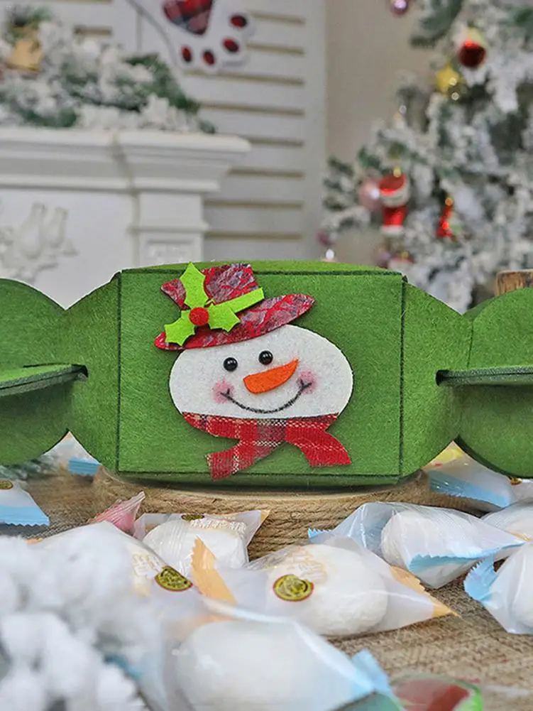 2020 Рождественская Подарочная сумка для конфет новогодняя креативная Складная