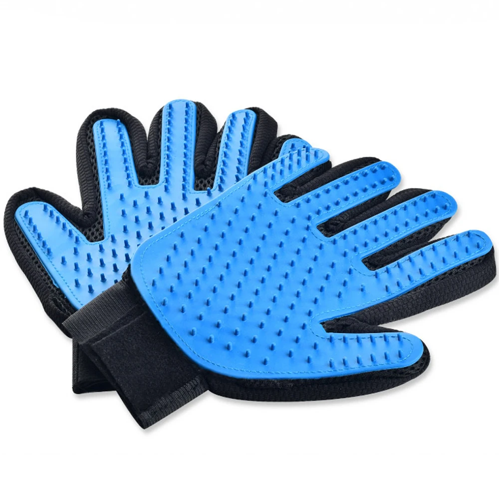 

Silicone Dog Cat Pet Brush Glove Cat Cleaning Gentle Efficient Cat Grooming Glove Dog Bath Supplies Pet Glove Combs