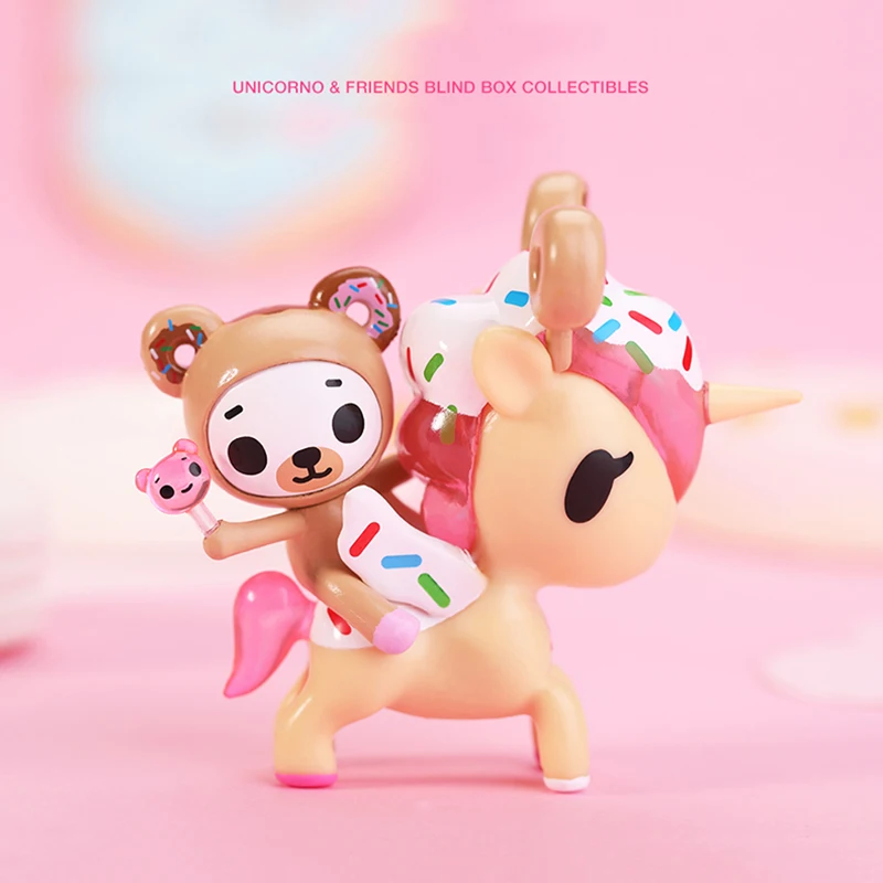 Оригинальная фигурка Токидоки единорог друг глухая коробка кукла-единорог