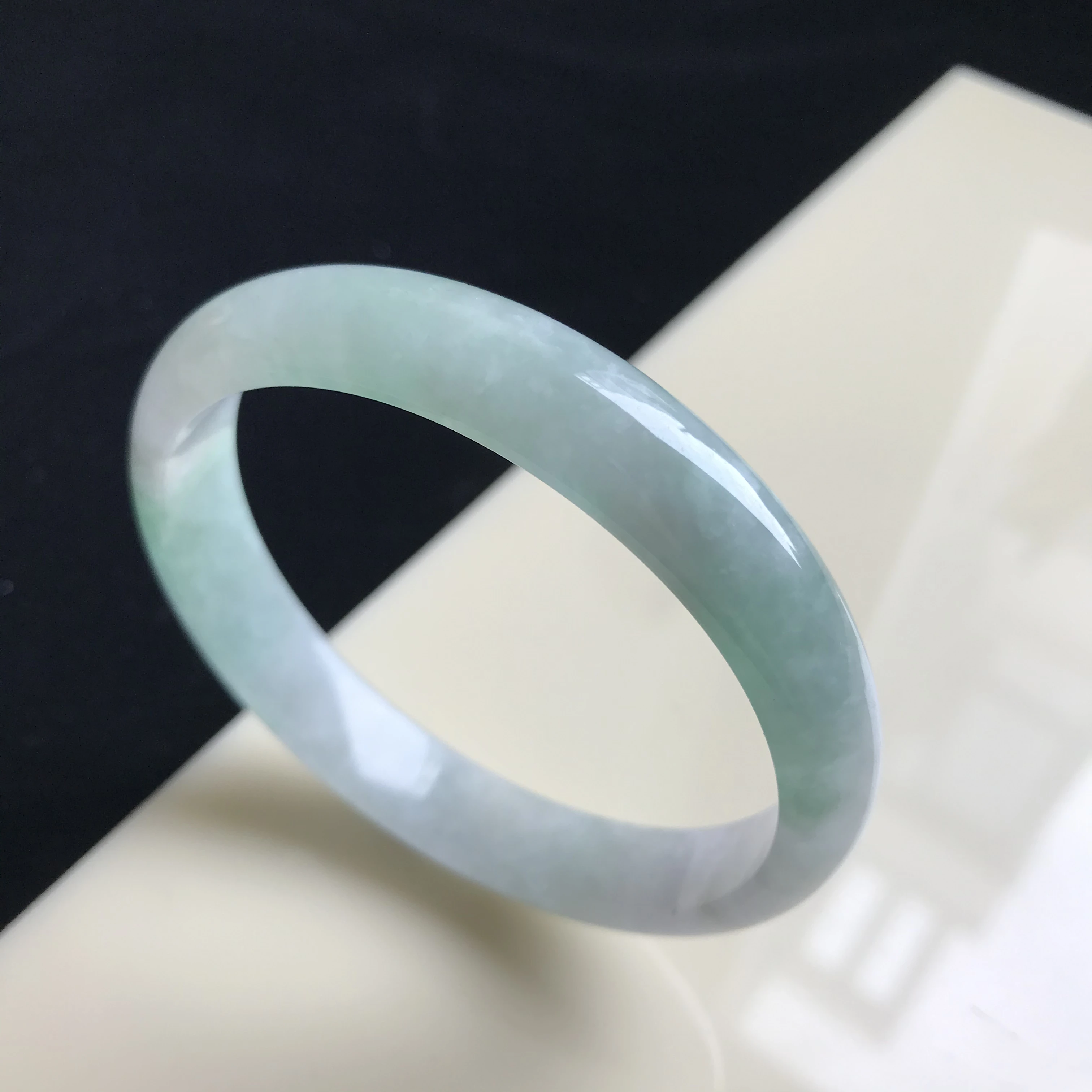 

Burma 100%Genuine High-end Jadeite Bracelet Jewelry Jade Bangles For Women 63 mm(With Certificate)