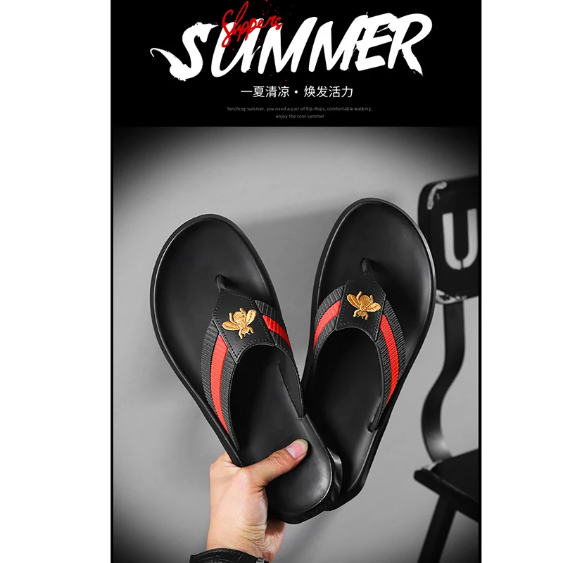 

Luxury Brand Desinger Man or Women Shoes Slipper Summer PVC Women's Sandal Casual Slides Outdoor Female Flip Flops