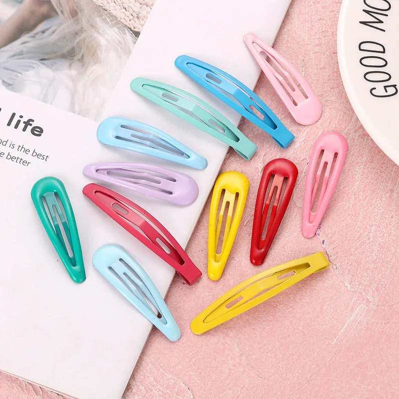 Модные Красочные капли воды заколки для волос милые Заколки Леди Простые волосы