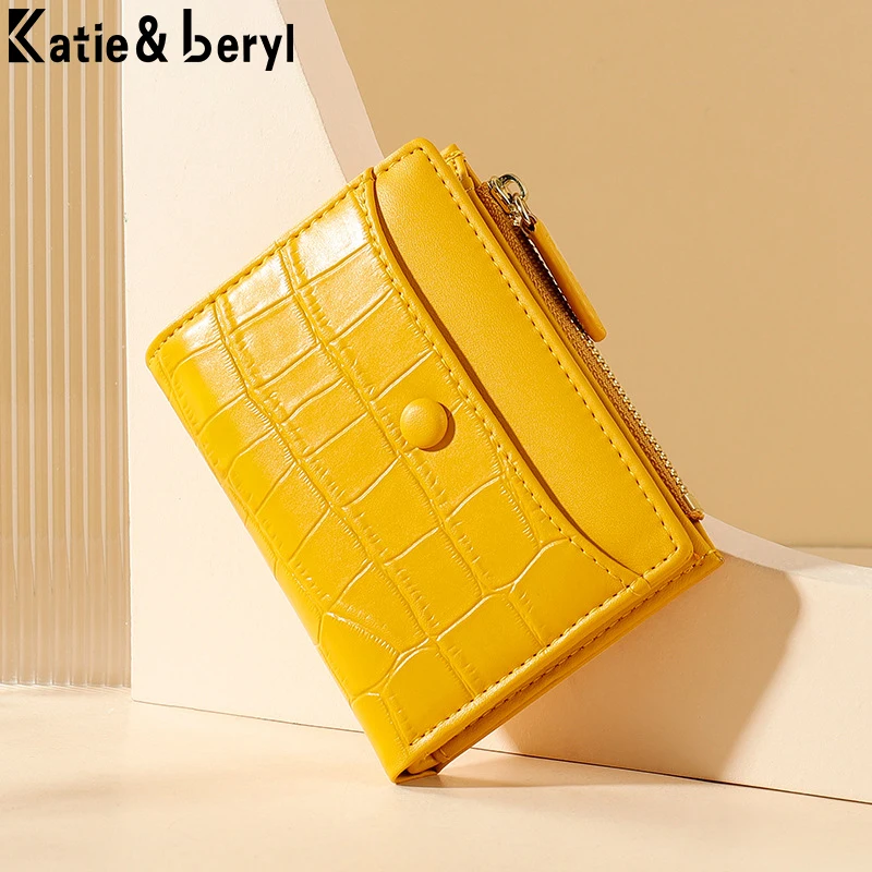 

Splice PU Leather Short Women Wallet Many Department Ladies Small Clutch Money Coin Card Holders Purse Female Wallets Cartera