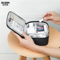 bubm travel electronics accessories cable organizer bag waterproof gadget carrying case for cable charger power bank sd card