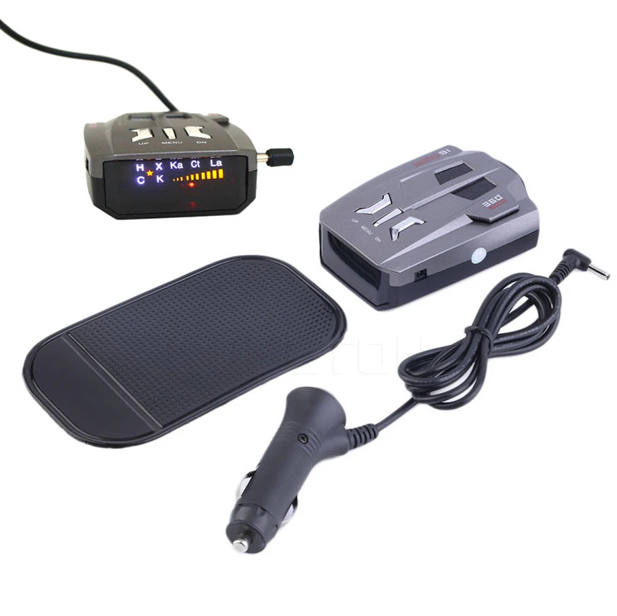 Новый набор V9 автомобильный радар детектор английский русский Авто 360 градусов