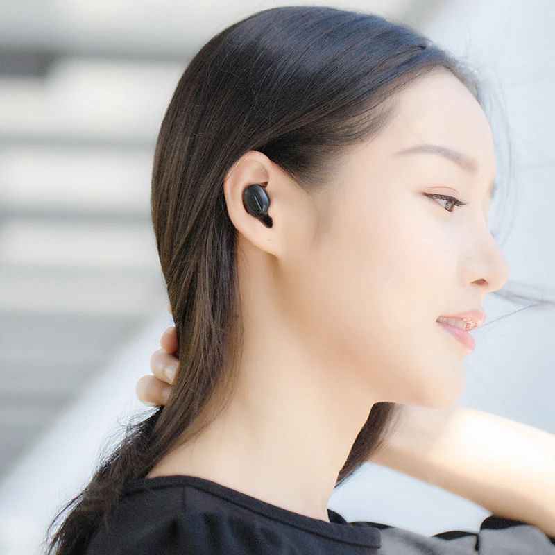 Беспроводное зарядное устройство TWS с микрофоном Bluetooth 5 0 портативная Мобильная