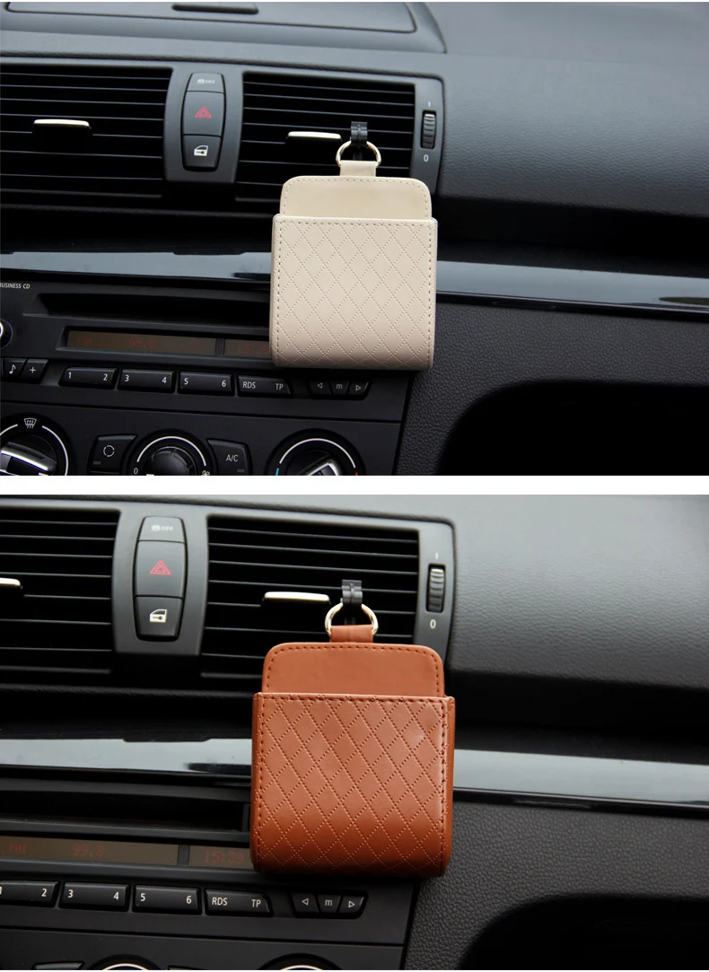 Коробка органайзер в автомобиль сумка воздуховод приборная панель подвесной