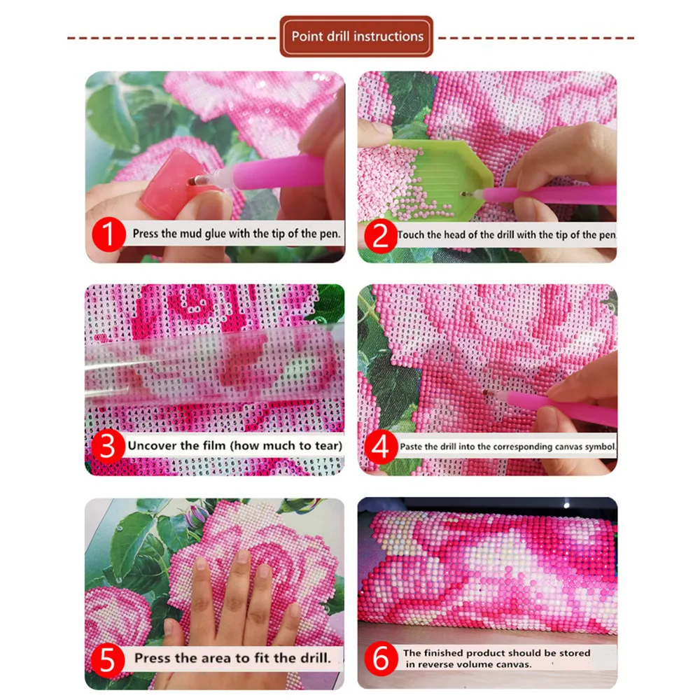 

5D DIY Diamond Painting Full Round Diamond "Seaside Cottage" Diamond Embroidered Cross Stitch Rhinestone Mosaic Home Decoration