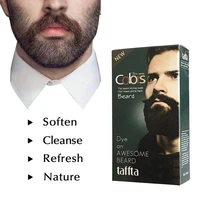 100 natural beard cream tint cream color dye wax fast color black beard