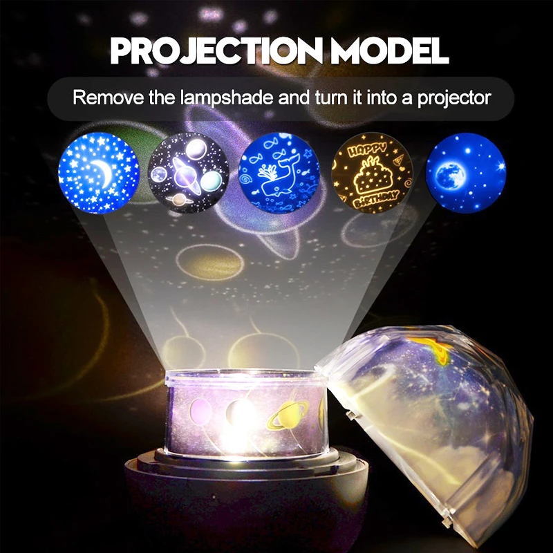 

LED Starry Night Sky Projector Lamp Star Light Cosmos Master Projector Lamp Romantic Amazing Chidren Present Gift Decor Lighting