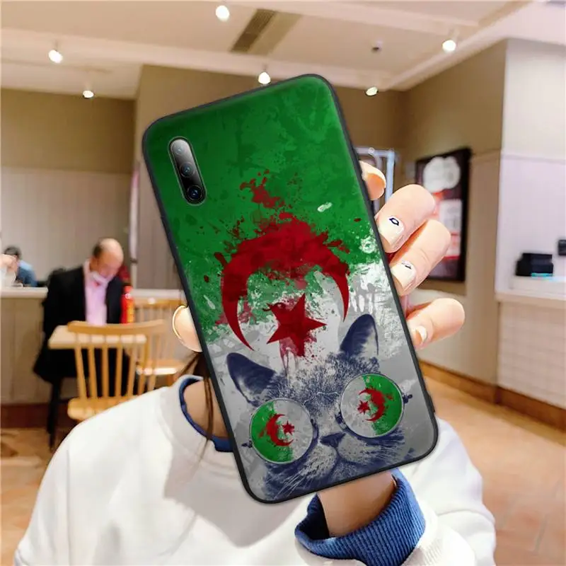 

Algeria flag Phone Case for honor 7A 8x 8s 9x 10i 20s 20lite 30pro PLAY cover