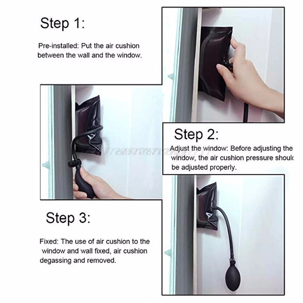 

Load 200 KG Air Pump Wedge Alignment Tool Shim Bag for Elevating Doors Windows Locksmith tool