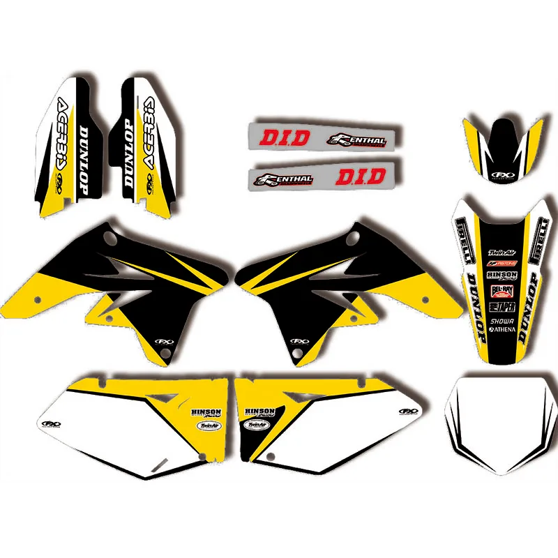

Графика и фоны мотоцикла для SUZUKI RMZ250 2007 2008 2009