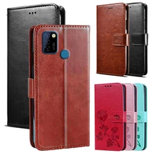 For Infinix Hot 10 Lite Phone Case PU Leather Telefone Flip Cover Protector For Infinix Hot 10 Lite Funda Wallet Shell Book Capa